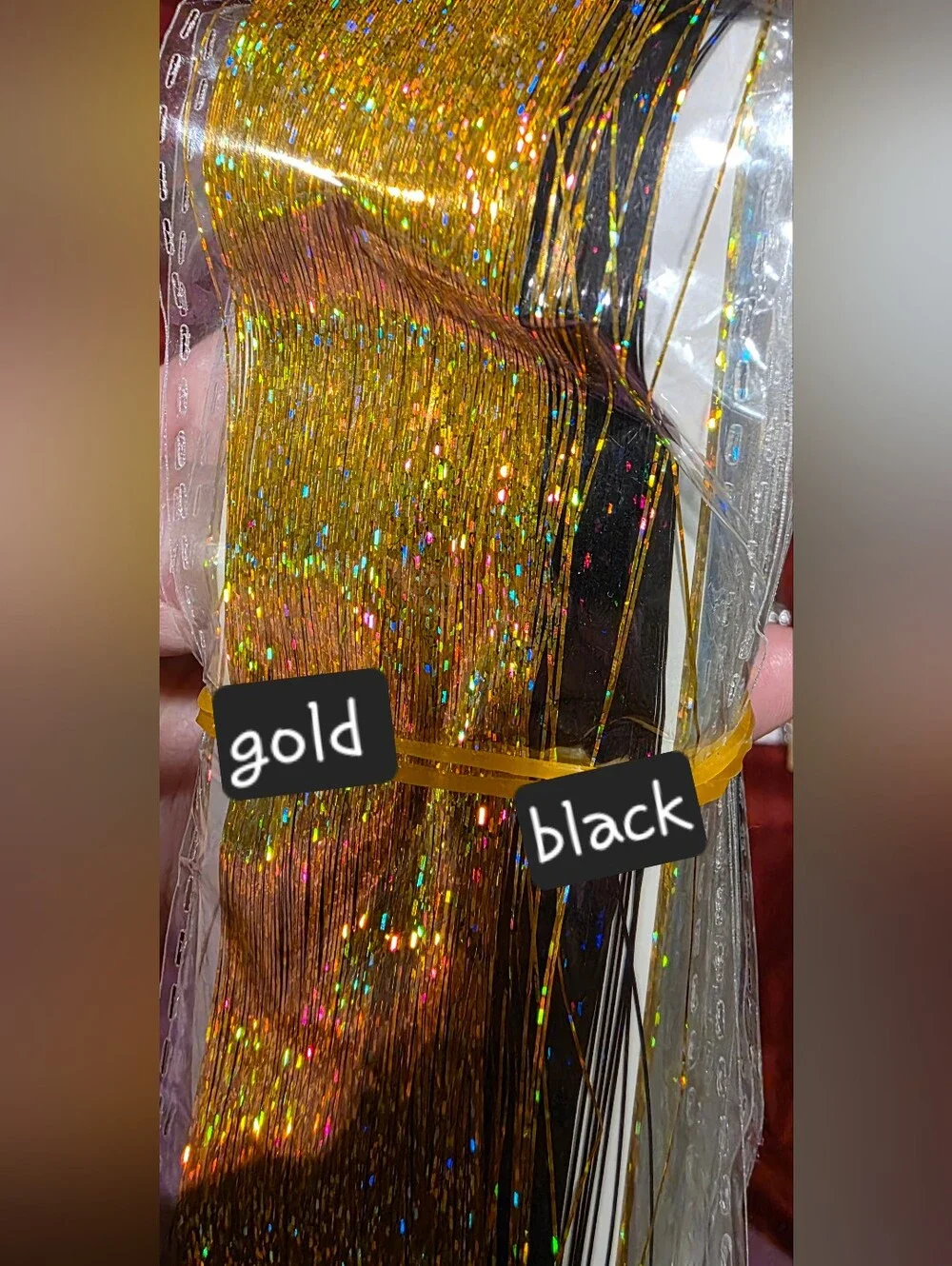 hair tinsel/hair glitter/fairy hair Kit